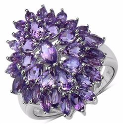 Sterling Silver African Amethyst Ring