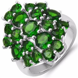 Sterling Silver Chrome-Diopside Ring