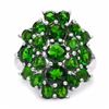 Image 3 : Sterling Silver Chrome-Diopside Ring