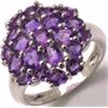 Image 1 : Sterling Silver African Amethyst Ring