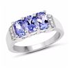 Image 1 : Sterling Silver Tanzanite Ring