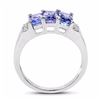 Image 2 : Sterling Silver Tanzanite Ring