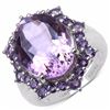 Image 1 : Sterling Silver Brazil Amethyst Ring
