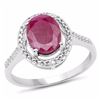 Image 1 : Sterling Silver Indian Ruby Ring