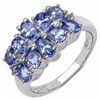 Image 1 : Sterling Silver Tanzanite Ring