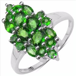 Sterling Silver Chrome-Diopside Ring