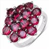 Image 1 : Sterling Silver Rhodolite Ring