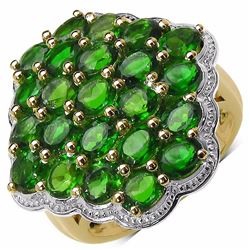 Sterling Silver Chrome-Diopside Ring