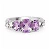 Image 3 : Sterling Silver Brazil Amethyst Ring