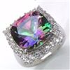 Image 1 : Sterling Silver Mystic Quartz Ring