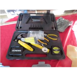 Yellow handle plier set