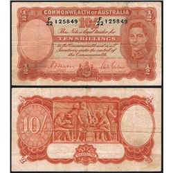 Australia, KGVI, Ten Shillings, Sheehan/McFarlane, 1939 (R.12), gFine