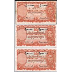 Australia, KGVI, Ten Shillings, Coombs/Wilson, 1952 (R.15), gFine-gVF