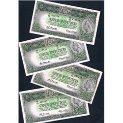 Australia, QEII, One Pound, Coombs/Wilson, 1961 (R.34b), aVF-gVF