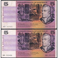 Australia, QEII, Five Dollars, Coombs/Randall (R.202), 1967, Fine