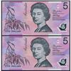 Image 1 : Australia, QEII, Five Dollars, MacFarlane/Henry (R.220bL), 2003, Last Prefix, Unc
