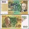 Image 1 : Australia, QEII, Fifty Dollars, Johnston/Fraser (R.509bF), 1985, First Prefix, YUE/736130