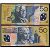 Image 1 : Australia, QEII, Fifty Dollars, MacFarlane/Evans (R.518b), 1998, AM98/575842, Unc