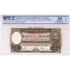 Image 1 : Australia, KGV, Ten Shillings, Riddle/Sheehan, Overprint (R.10), 1934, PCGS Choice VF OPQ