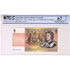 Image 1 : Australia, QEII, One Dollar, Phillips/Wheeler, 1972, PCGS Superb Gem UNC 67 OPQ
