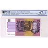 Image 1 : Australia, QEII, Five Dollars, Fraser/Cole, 1991, First Prefix, PCGS Superb Gem UNC 67 OPQ