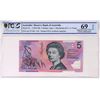 Image 1 : Australia, QEII, Five Dollars, MacFarlane/Evans, 1997, PCGS Superb Gem UNC 69 OPQ