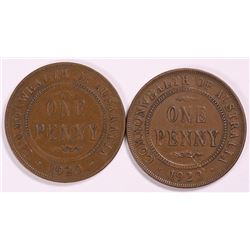 Australia, KGV, Penny, 1920, gFine -aVF