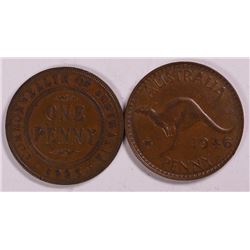 Australia, KGV-KGVI, Penny, 1925-46, aFine-Fine