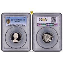 Australia, QEII, Proof Fifty Cents, 1977, PCGS PR70DCAM