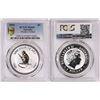 Image 1 : Australia, Perth Mint, Silver 1oz Year of the Monkey, Gilt Highlights, 2004, PCGS MS69