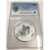 Image 1 : Australia, QEII, Perth Mint, Silver 1kg, Year of the Goat, 2003, PCGS MS69