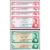 Image 1 : East Caribbean, Currency Authority, One - Five Dollars, Accumulation (P.13f,h,k), 1965, Unc-Unc