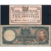 Image 1 : Fiji, Government, KGVI-QEII, Two Shillings - One Pound, (P.50a; 37k; 40f; 53b), 1942-57, gFine-gVF