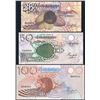 Image 1 : Seychelles, Monetary Authority, Twenty Five - One Hundred Rupees, (P.24a; 26a; 30a), 1979-83, Unc