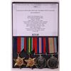 Image 1 : WWII Royal Australian Navy Group of four Medals Impressed to PA2444 P.B. Finey