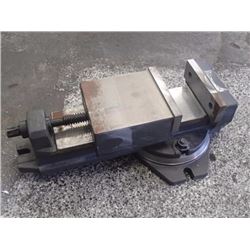 6" Milling Vise on 360 Degree Swivel Base, Manufacturer Tag Damaged
