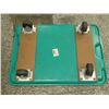 Image 3 : Stack-N-Nest Heavy Duty Plastic Roller Cart, 27" x 20" x 5.5"
