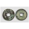 Image 2 : 2 Assorted China Song Dyansty 1&2 Cash Bronze Coin