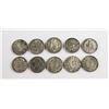 Image 1 : Ten Assorted Replica Silver World Coins