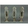 Image 2 : Set of Three Chinese Silver Guanyin Figures