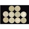 Image 1 : 10- ASSORTED 1958-1964 MEXICO SILVER .100 PESOS