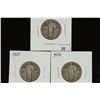 Image 1 : 1925,27 & 1928 STANDING LIBERTY QUARTERS