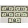Image 1 : 5-2003 CRISP UNC $2 FRN'S CONSECUTIVE SERIAL #'S