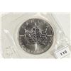 Image 1 : 1989 CANADA 1 OZ. SILVER $5 MAPLE LEAF