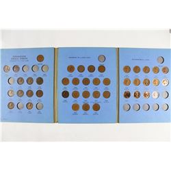 PARTIAL 1920 UP CANADA SMALL CENT SET 43 COINS