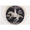 Image 1 : 1999-S SILVER DELAWARE QUARTER PCGS PR69 DCAM