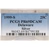 Image 3 : 1999-S SILVER DELAWARE QUARTER PCGS PR69 DCAM