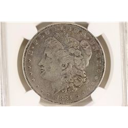 1884-S MORGAN SILVER DOLLAR NGC VERY FINE 20