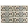 Image 1 : 6-1965 CRISP UNC MEXICO PESOS CONSECUTIVE SERIAL