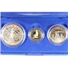 Image 2 : 1986 GOLD & SILVER STATUE OF LIBERTY 3 COIN PROOF